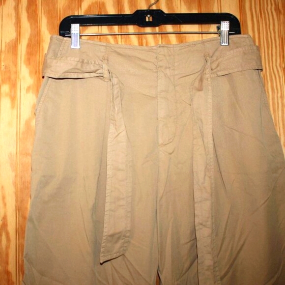 Lauren Ralph Lauren Wide Leg Belted Pants - Size 6 - Picture 3 of 7